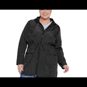 Plus size Tek Gear Long Woven Anorak Jacket